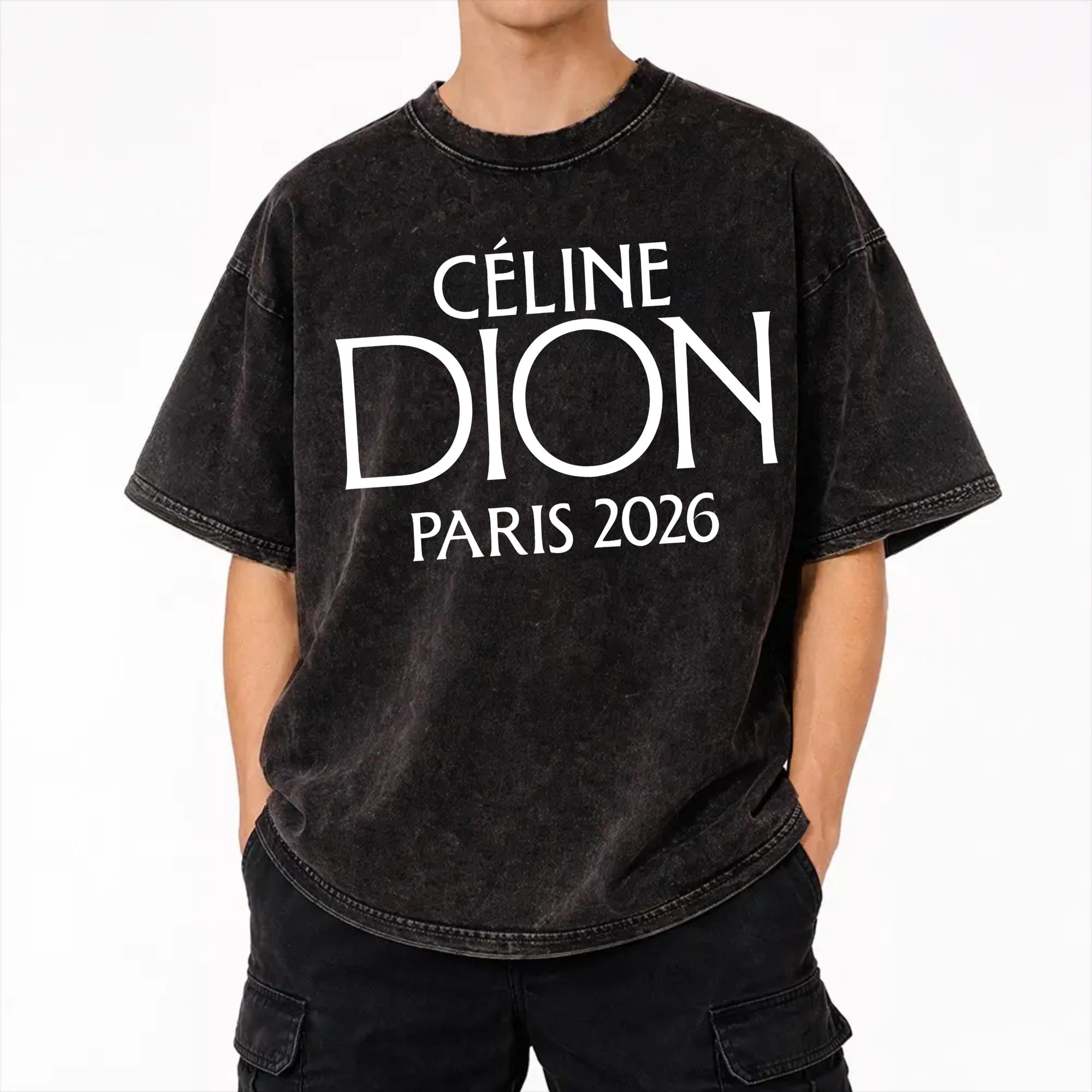 Tech Wear Accessories - Harajuku Washed Shirts Dions Paris 2026