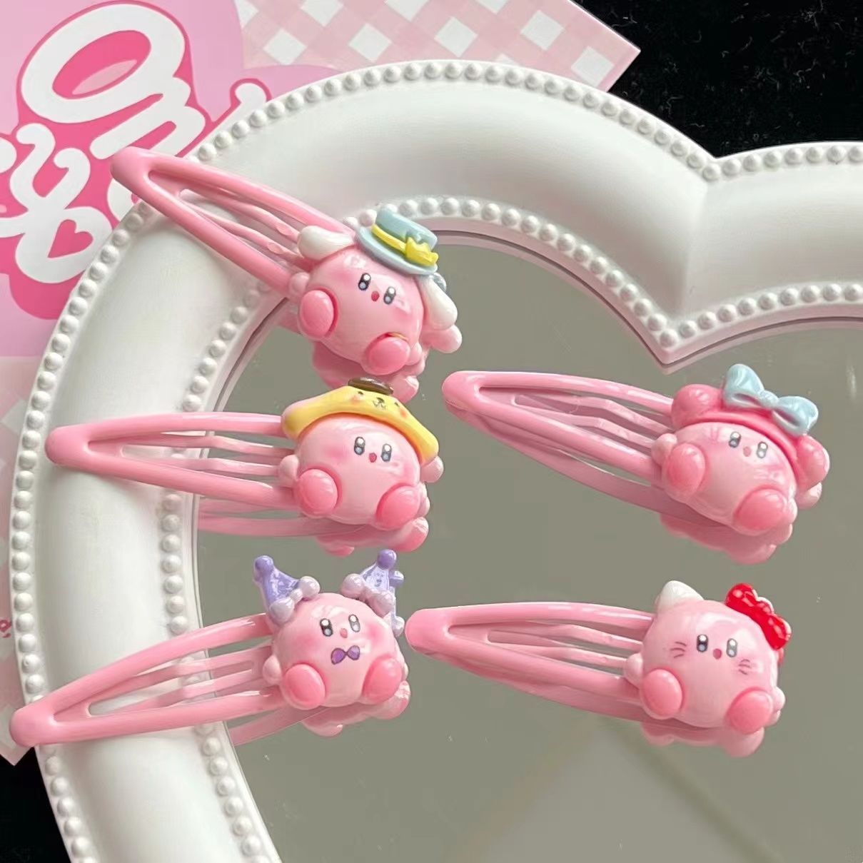 1~10pcs Cute Kirby BB Hair Cli - đánh giá và giá Tech Hair Accessories