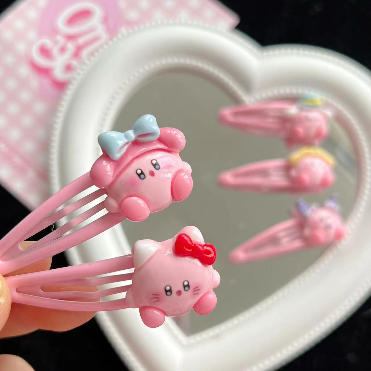 1~10pcs Cute Kirby BB Hair Cli - đánh giá và giá Tech Hair Accessories
