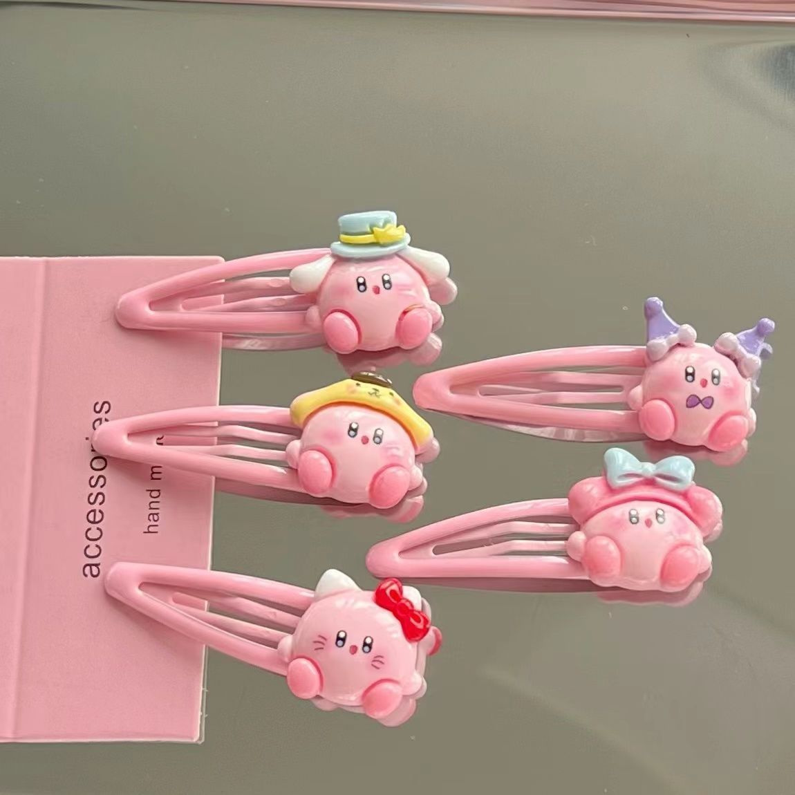 1~10pcs Cute Kirby BB Hair Cli - đánh giá và giá Tech Hair Accessories