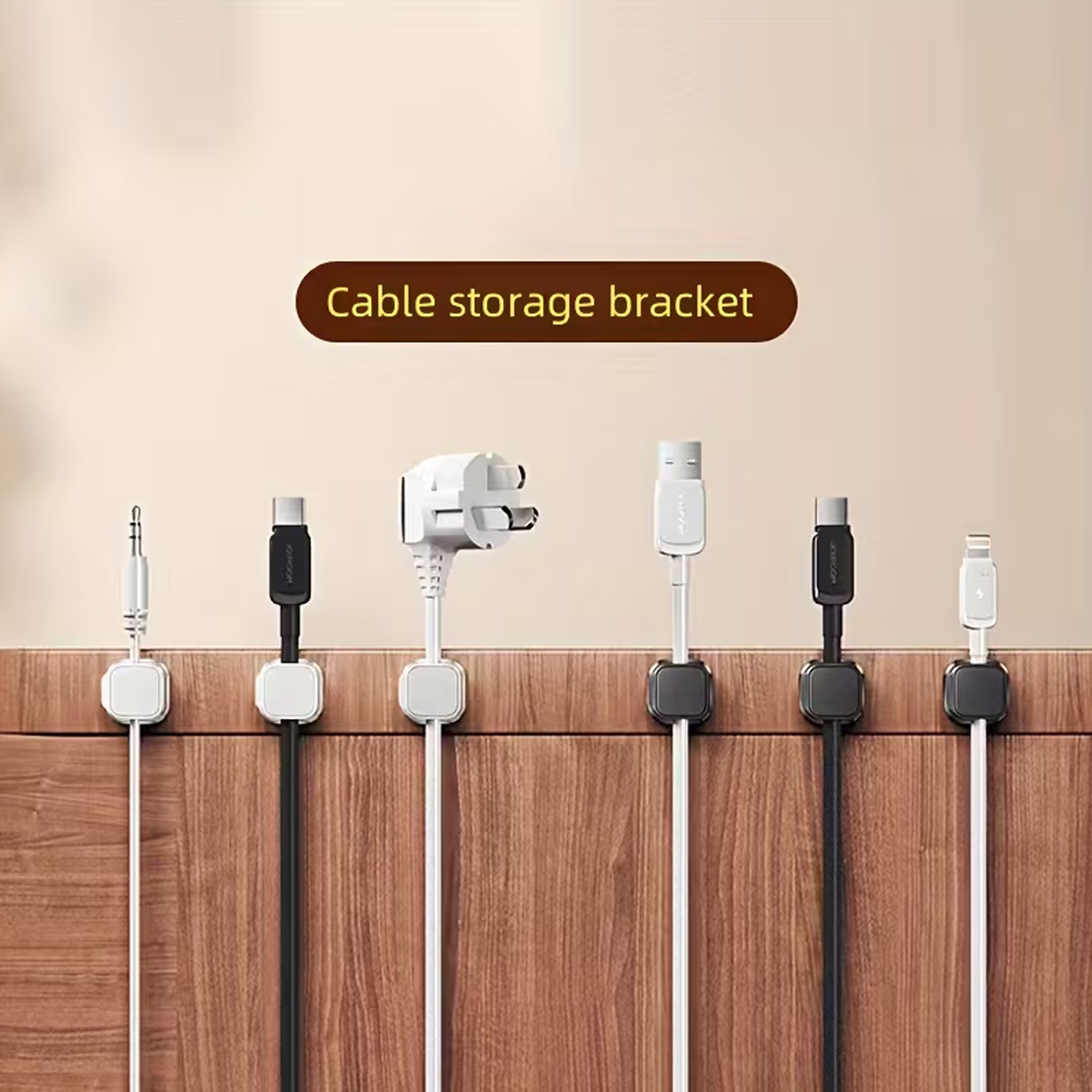 12/6 Piece Cable Organizer Kit - đánh giá và giá Desk Cable Clip