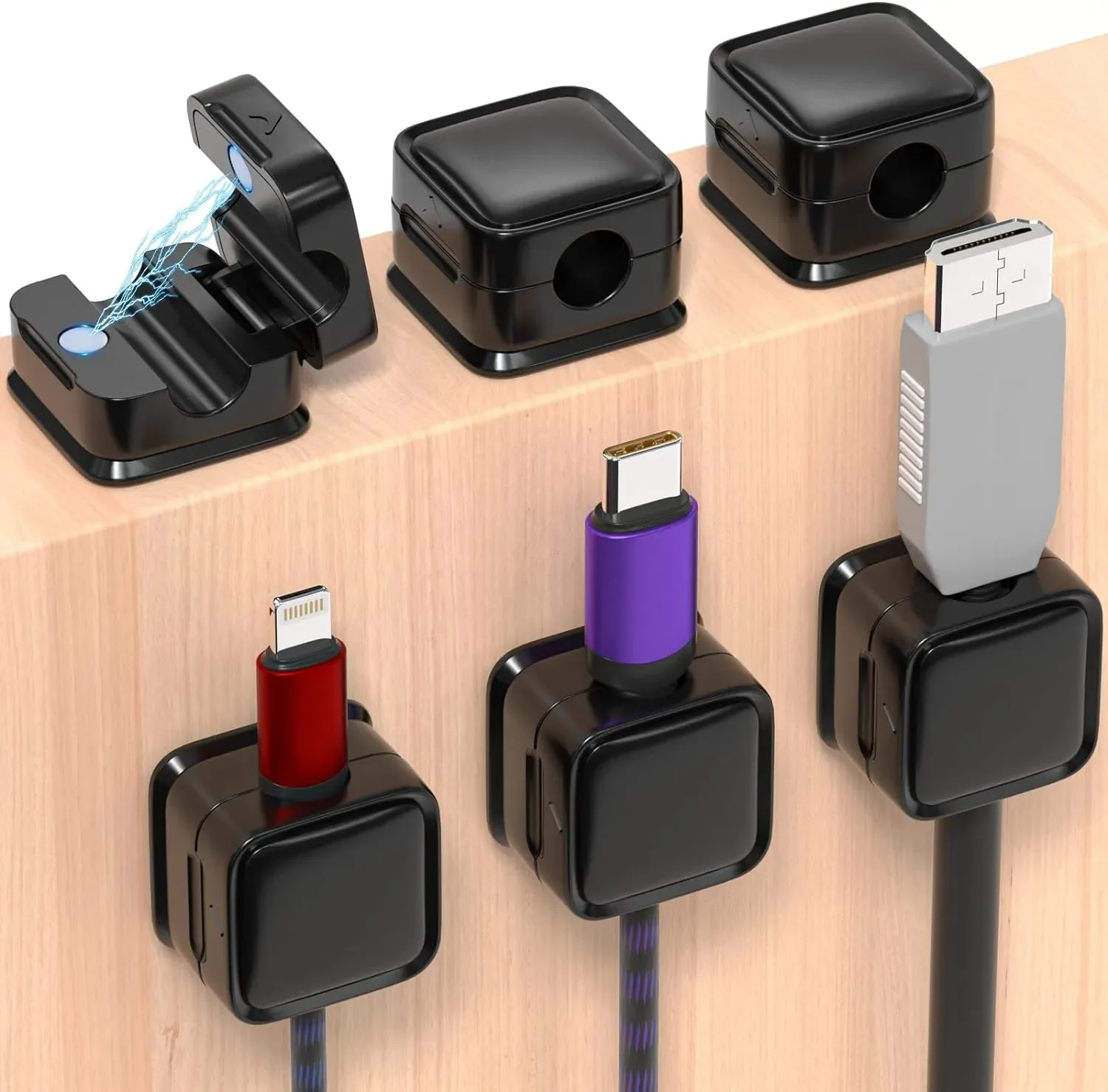 Mini Cable Organizer Holder Ma - đánh giá và giá Desk Cable Clip