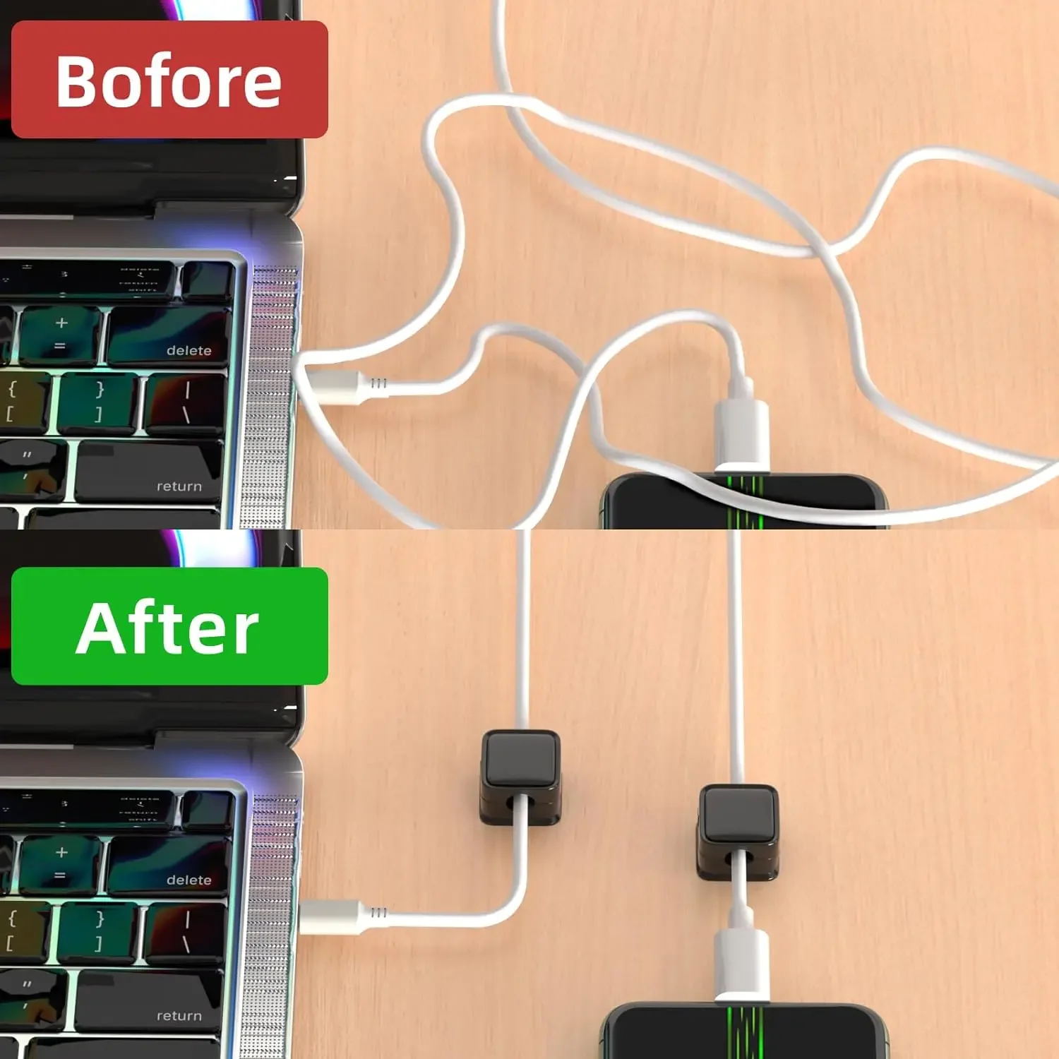 Mini Cable Organizer Holder Ma - đánh giá và giá Desk Cable Clip