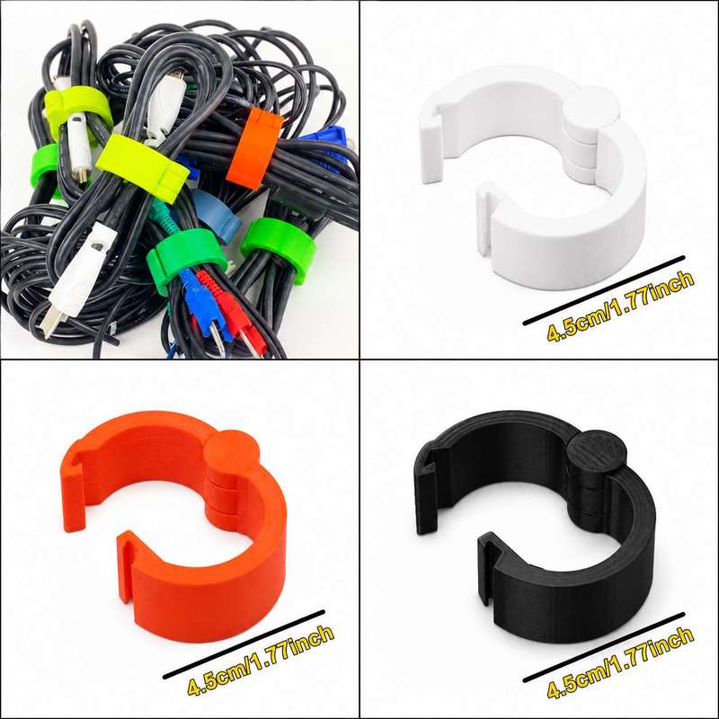 30mm Universal Cable Organizer - đánh giá và giá Desk Cable Clip