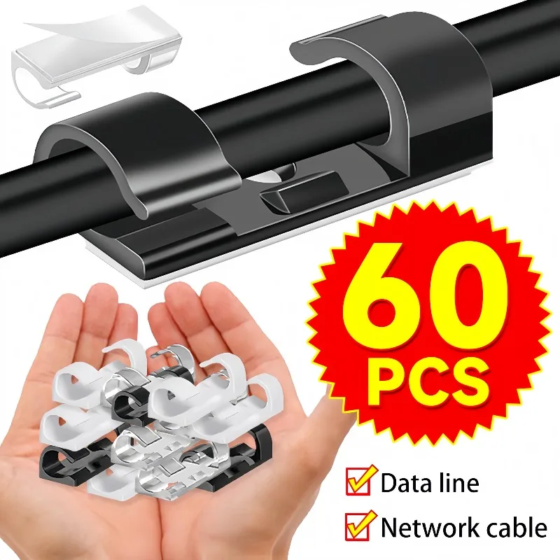 Wire Holder Wall Cable Clips S - đánh giá và giá Desk Cable Clip